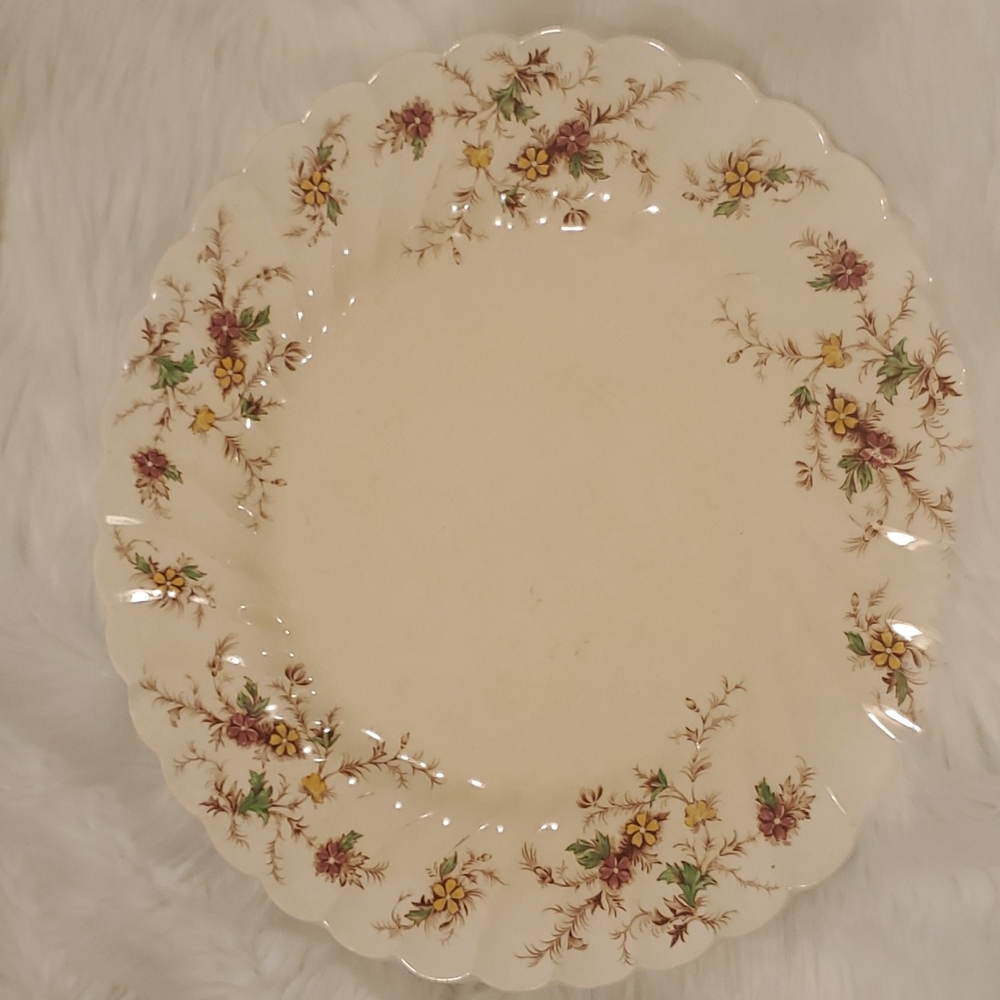 Vintage Myott Heritage Floral Serving Platter | Made in England